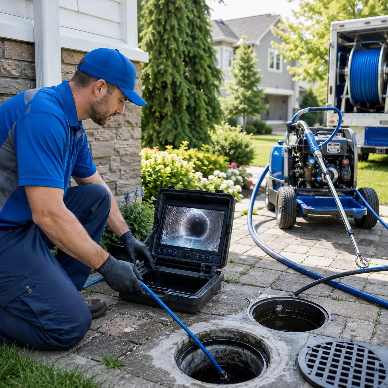 Outdoor drain cleaning professionals serving Hill, NH